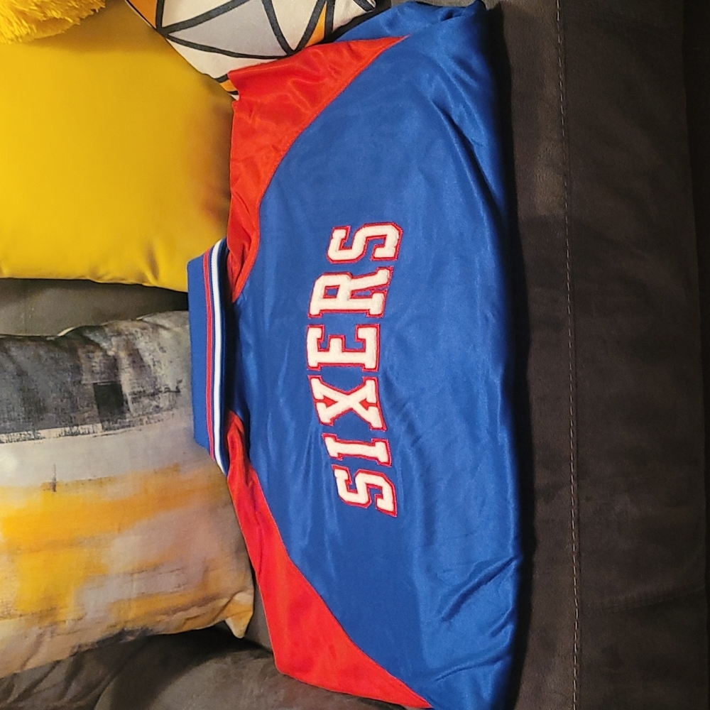 COPY - 76ers Hardwood Classics Jacket - Picture 3 of 9